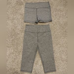 Victoria's secret sport knockout shorts and cropped leggings